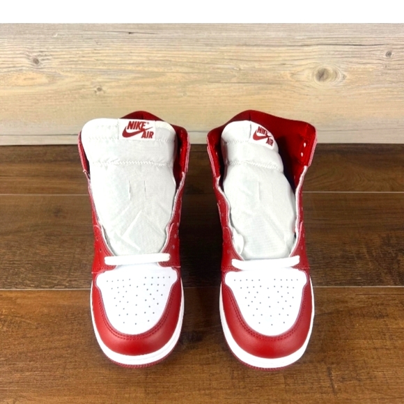 Air Jordan 1 Retro OG Shoes Artisanal Team Red White Men Size 8.5 DZ5485-160 - Picture 7 of 15
